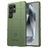 Mobigear Rugged Shield Samsung Galaxy S25 Ultra Hülle Flexibles TPU Backcover Stoßfest - Grün