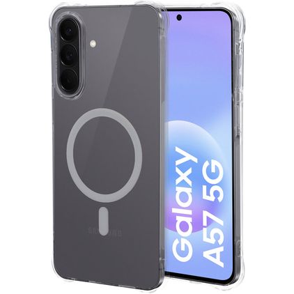 Mobiparts Classic Durchsichtig Samsung Galaxy A57 MagSafe Hülle Flexibles TPU Backcover - Transparent