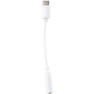 Xccess USB-C auf AUX 3.5mm Kabel 0.1 Meter - Weiß