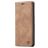 Caseme 013 Samsung Galaxy A21s Hülle Klapphülle Geldbörse - Braun