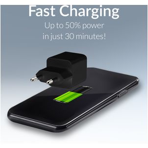 Mobilize Single USB-C Ladegerät Power Delivery 20W - Schwarz