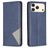 Mobigear Rhombus Slim iPhone 17 Pro Max Hülle Klapphülle - Blau