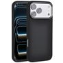 Valenta Silk iPhone 18 Pro Max Silikon MagSafe Backcover Shockproof - Schwarz