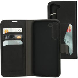 Mobiparts Classic Wallet Samsung Galaxy S23 Plus Hülle Klapphülle Geldbörse - Schwarz