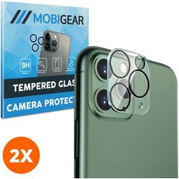 Mobigear iPhone 11 Pro Max Panzerglas Gehärtetes Glas Kamera Schutz - Hüllenfreundlich (2er Pack)