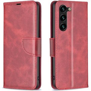 Mobigear Excellent Samsung Galaxy S25 Plus Hülle Klapphülle Geldbörse - Rot