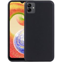 Mobigear Basics Samsung Galaxy A05 Hülle Flexibles TPU Backcover - Schwarz