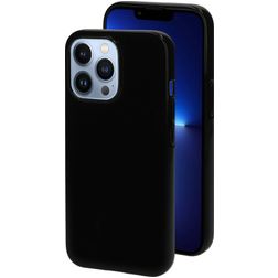 Mobiparts Classic iPhone 13 Pro Hülle Flexibles TPU Backcover - Schwarz