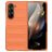 Mobigear Bumpy Samsung Galaxy Z Fold 5 Hülle Flexibles TPU Backcover - Orange