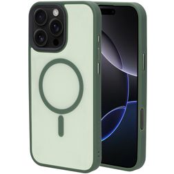 Mobiparts Hardcover iPhone 16 Pro Max MagSafe Hardcase Backcover - Satin Green