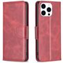 Mobigear Excellent iPhone 16 Pro Max Hülle Klapphülle Geldbörse - Rot