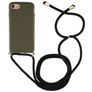 Mobigear Lanyard iPhone SE (2020) Flexibles TPU Handykette - Grün