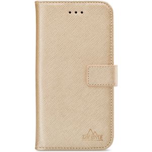 My Style Flex Wallet iPhone XS Max Hülle Klapphülle Geldbörse - Gold