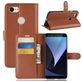 Mobigear Classic Google Pixel 3 Hülle Klapphülle Geldbörse - Braun