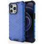 Mobigear Honeycomb iPhone 14 Hülle Hardcase Backcover Stoßfest - Blau