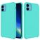 Mobigear Rubber Touch iPhone 11 Silikon Hülle Backcover - Türkis