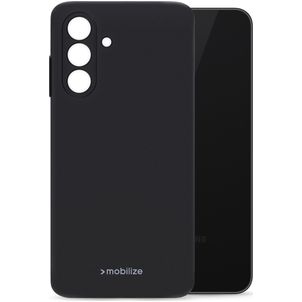 Mobilize Rubber Gelly Samsung Galaxy A26 Hülle Flexibles TPU Backcover - Schwarz