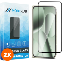 Mobigear Premium Google Pixel 10 Pro Fold Panzerglas Gehärtetes Glas Displayschutz - Hüllenfreundlich - Schwarz (2er Pack)