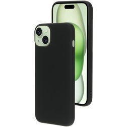 Mobiparts iPhone 15 Plus Silikon Hülle Backcover - Schwarz