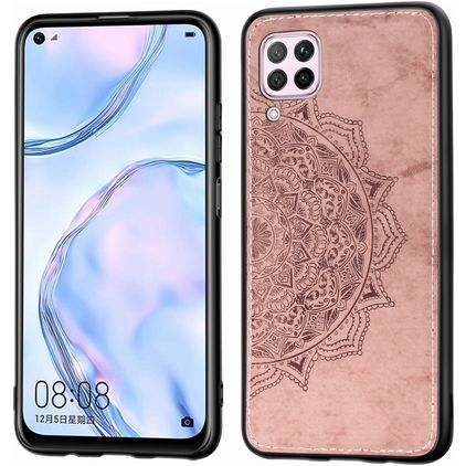 Mobigear Mandala Huawei P40 Lite Hülle Hardcase Backcover - Roségold