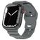 Mobigear Sport Armor Silikon Apple Watch Armband Drückerschließe - 49/46/45/44 mm - Grau