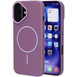Mobiparts Slim Line iPhone 16 MagSafe Hülle Hardcase Backcover - Imperial Purple