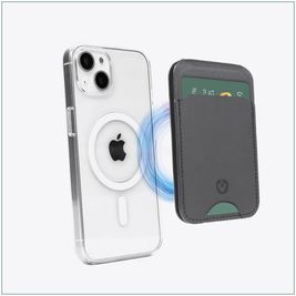 Valenta Card Wallet Stand Kartenetui - 3 Karten - MagSafe Kompatibel - Schwarz