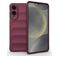 Mobigear Bumpy Samsung Galaxy S25 Edge Hülle Flexibles TPU Backcover - Rot