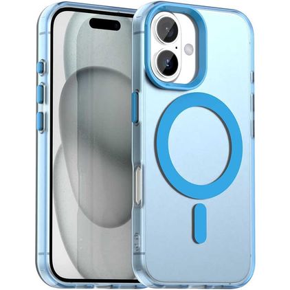 Mobigear Shockproof iPhone 18 MagSafe Hülle Hardcase Backcover - Blau