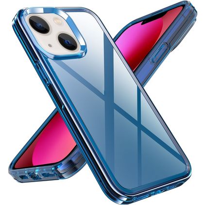 Mobigear Crystal iPhone 14 Plus Hardcase Backcover - Blau