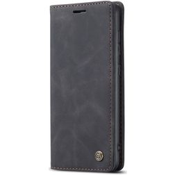 Caseme 013 Samsung Galaxy A51 Hülle Klapphülle Geldbörse - Schwarz