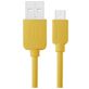 Haweel USB-A auf Micro USB Kabel 1 Meter - Gelb