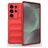 Mobigear Bumpy Samsung Galaxy S25 Ultra Hülle Flexibles TPU Backcover - Rot