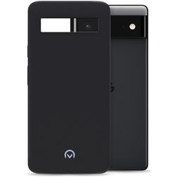 Mobilize Rubber Gelly Google Pixel 6 Hülle Flexibles TPU Backcover - Matt Black