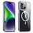 Valenta Trend iPhone 15 MagSafe Hülle Hardcase Backcover - Transparent / Weiß