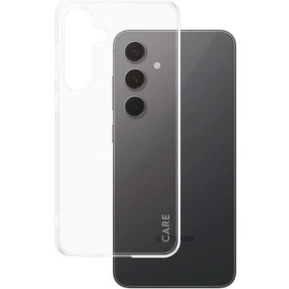 CARE by PanzerGlass Fashionable Durchsichtig Samsung Galaxy S24 FE Silikon Hülle Backcover - Transparent