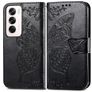 Mobigear Butterfly OPPO Reno 12 Pro Hülle Klapphülle Geldbörse - Schwarz