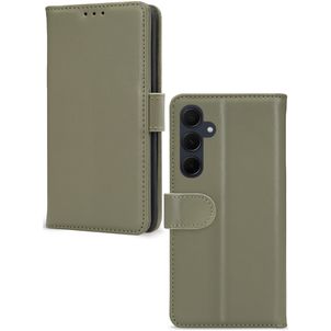 Mobilize Premium Gelly Wallet Samsung Galaxy A35 Hülle Klapphülle Geldbörse - Grün