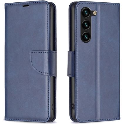 Mobigear Excellent Samsung Galaxy S25 Plus Hülle Klapphülle Geldbörse - Blau