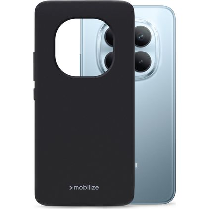 Mobilize Rubber Gelly Xiaomi Redmi Note 17 Pro Plus Hülle Flexibles TPU Backcover - Schwarz