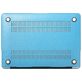 Mobigear Silk Texture MacBook Pro 15 Zoll (2008-2012) Hardcase Hülle MacBook Case - Blau - Model A1286