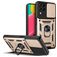 Mobigear Armor Ring Cam Slide Samsung Galaxy M53 Hülle Hardcase Backcover Stoßfest mit Ringhalter - Gold