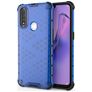 Mobigear Honeycomb OPPO A31 Hülle Hardcase Backcover Stoßfest - Blau
