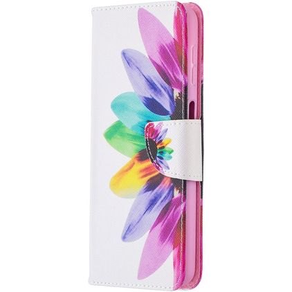 Mobigear Design Samsung Galaxy A32 5G Klapphülle Portemonnaie - Sonnenblume