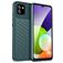 Mobigear Groove Samsung Galaxy A03 Hülle Flexibles TPU Backcover - Grün