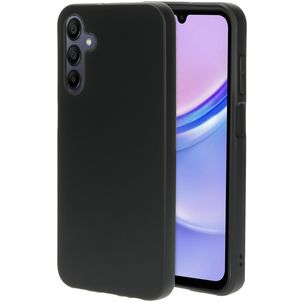 Mobiparts Classic Samsung Galaxy A15 Hülle Flexibles TPU Backcover - Matt Black