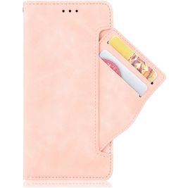 Mobigear Slide Wallet LG K51s Hülle Klapphülle Geldbörse - Pink