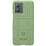 Mobigear Rugged Shield Motorola Moto G53 5G Hülle Flexibles TPU Backcover Stoßfest - Grün