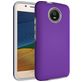 Mobigear Antislip Motorola Moto G6 Hülle Hardcase Backcover Stoßfest - Lila