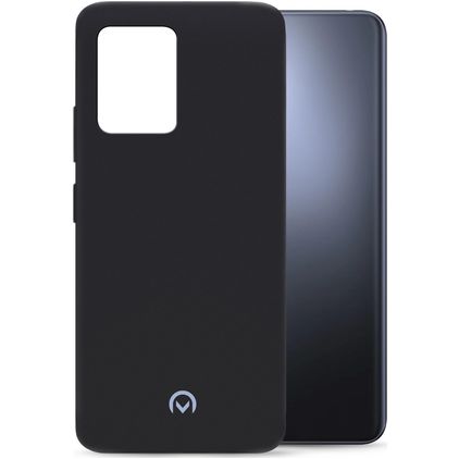 Mobilize Rubber Gelly Xiaomi Redmi Note 12 Hülle Flexibles TPU Backcover - Matt Black
